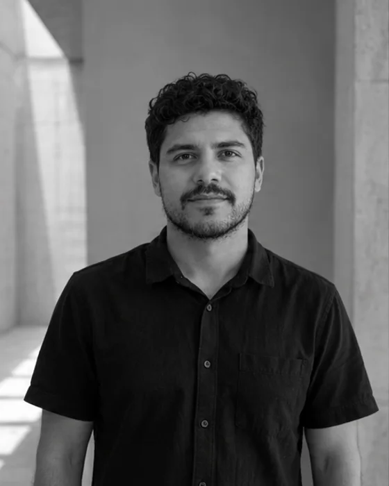Retrato de Jhon Palomino, dibujo técnico y expresión en NOMO Arquitectura